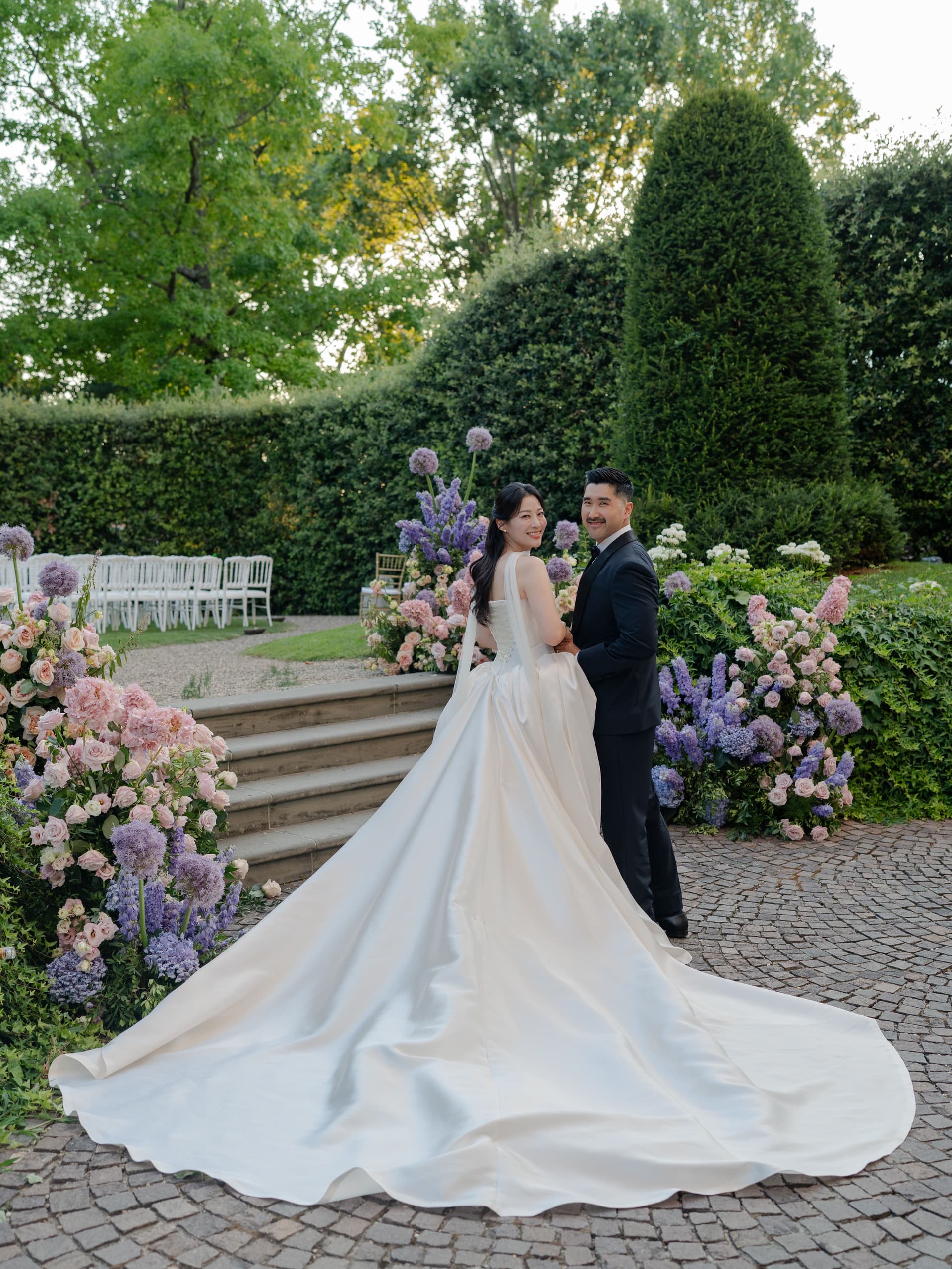 Inside ‘KPop Demon Hunters’ Star Arden Cho’s Wedding at a Historic Villa in Florence
