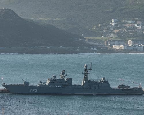 The Ultimate View from the Bridge: A Russian Warship Off the Cornish Coast