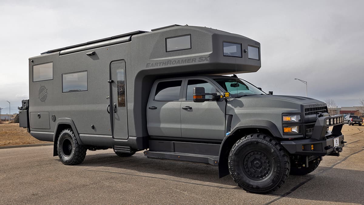 This $1.1 Million Adventure Vehicle Hides a Plush Interior With a Full-Size Kitchen