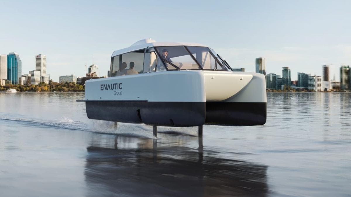 Canva’s backers bet on NZ hydrofoils to rewrite Perth’s river commute