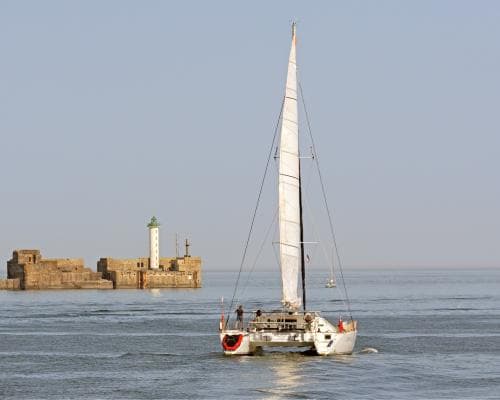 The 12-Passenger Catamaran That Turns the English Channel Into a Private Sanctuary